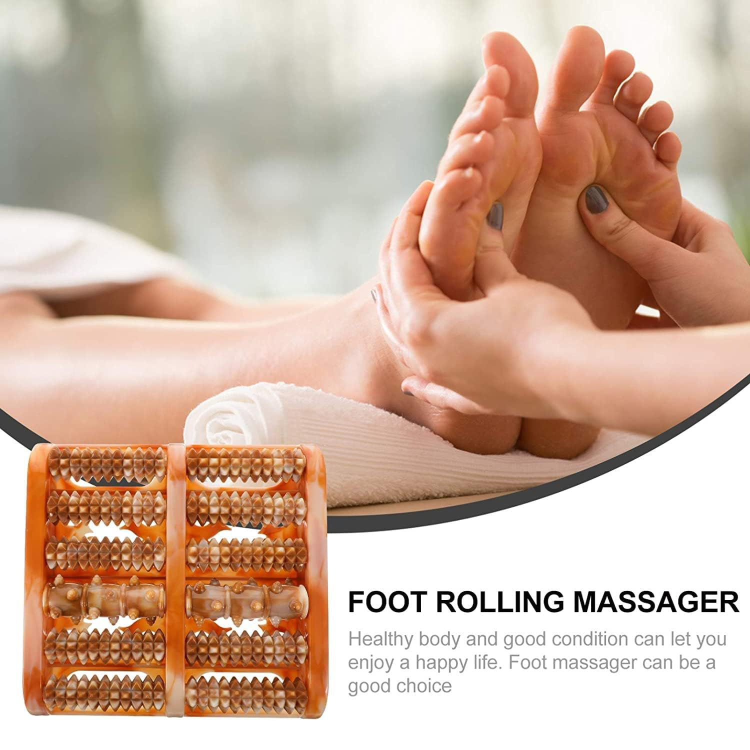 Professional Ayaq Masajı Roliki - Plantar Fassit və Yorğunluq Əleyhinə